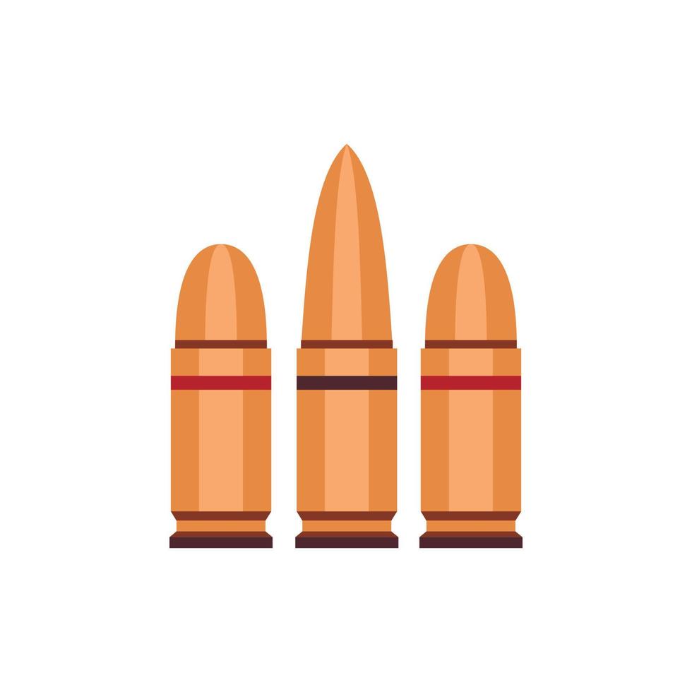 Cartridges icon, flat style vector