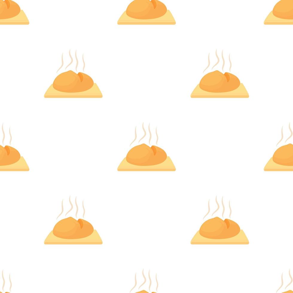 Fresh loaf pattern seamless vector
