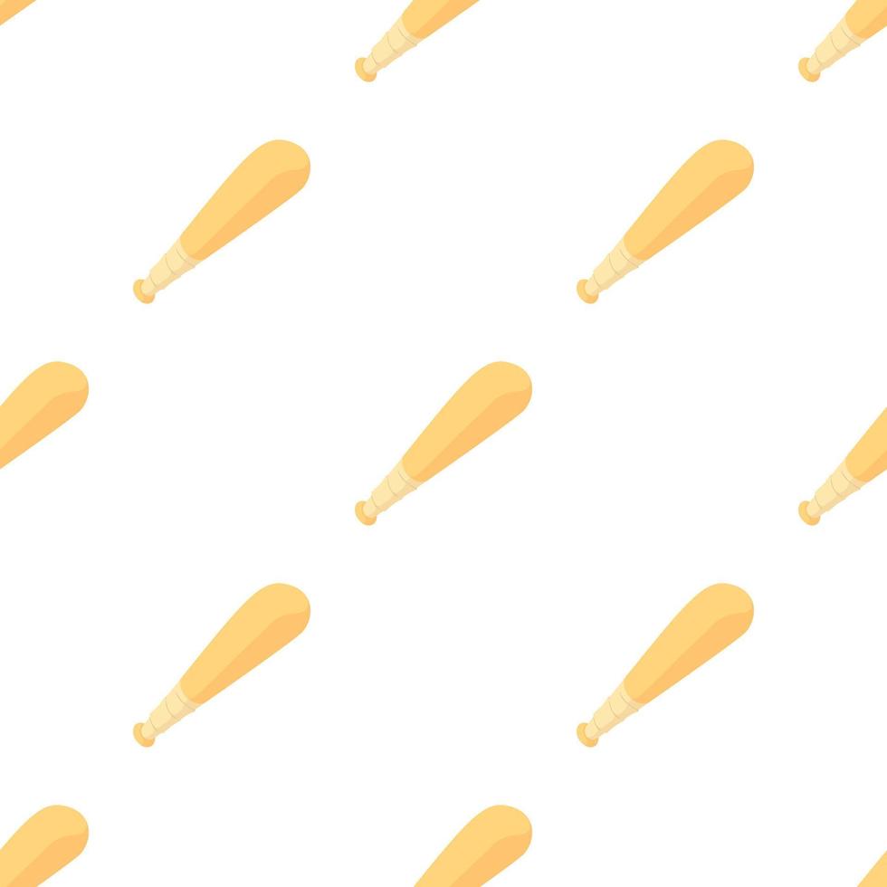 Baseball bat pattern seamless vector