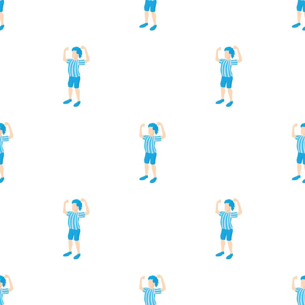 Football player pattern seamless vector