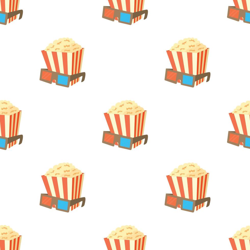 Popcorn pattern seamless vector