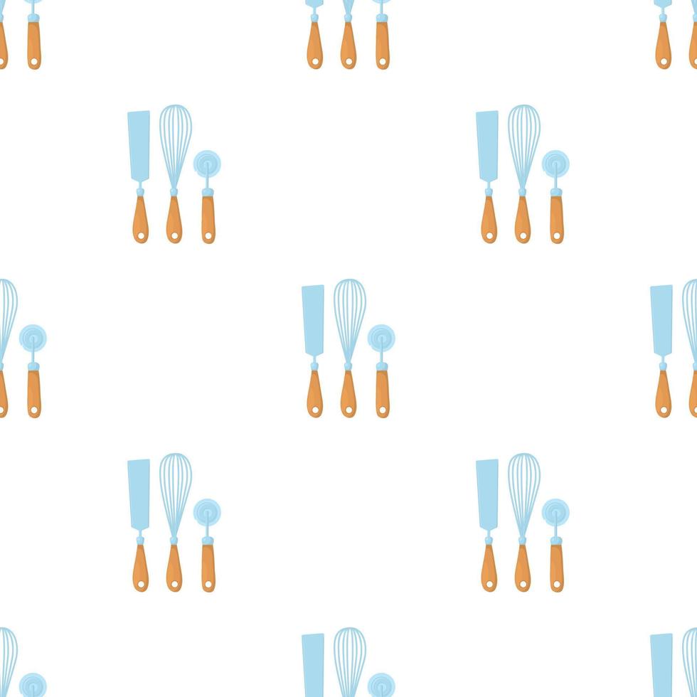 Kitchenware pattern seamless vector