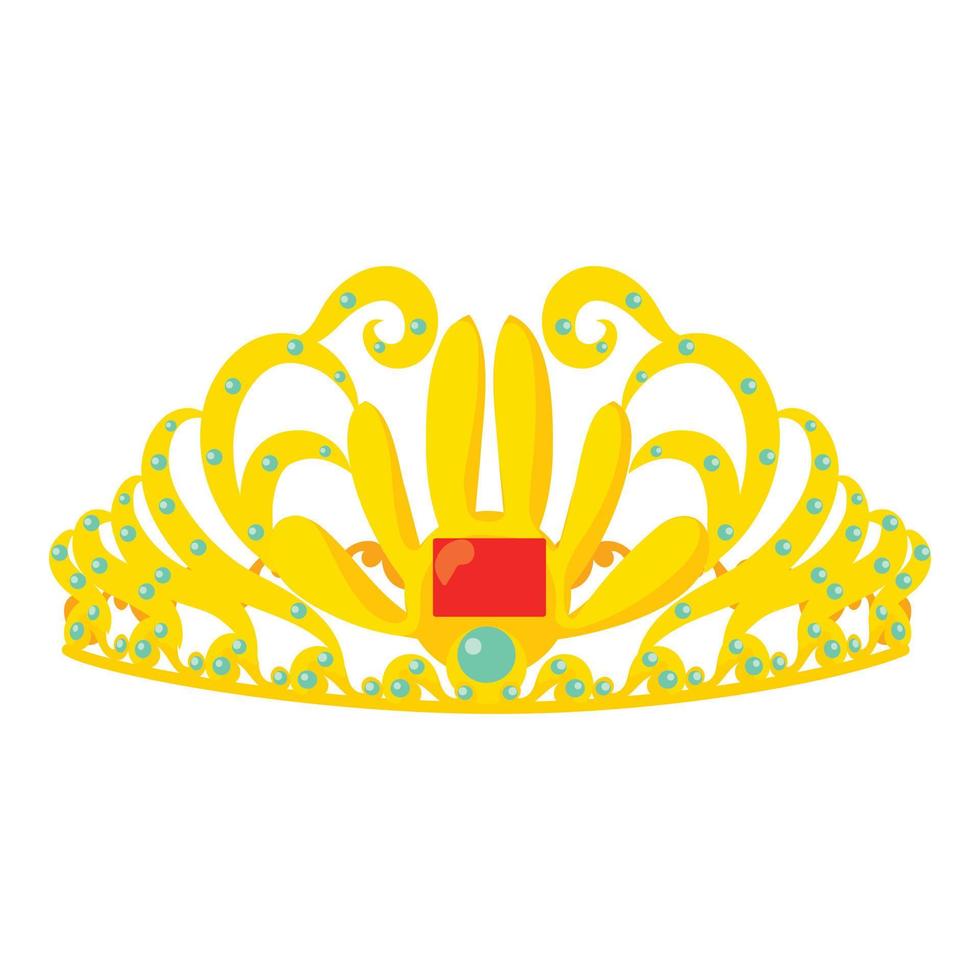 Aureola icon, cartoon style vector