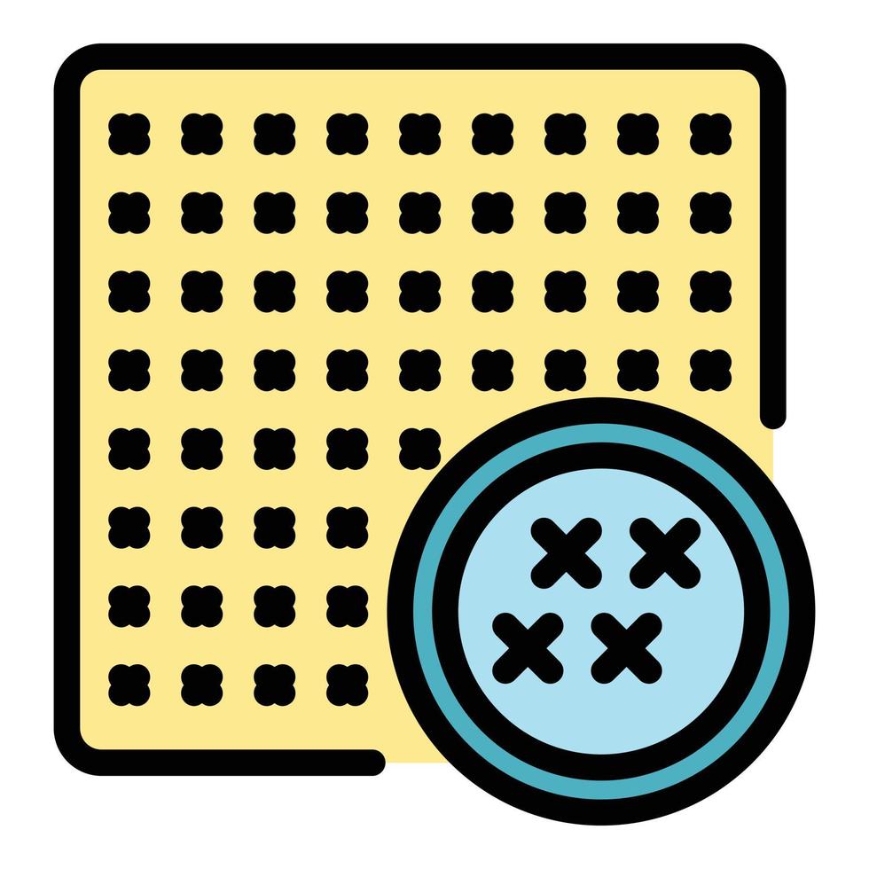vector de esquema de color de icono de cifrado de protección