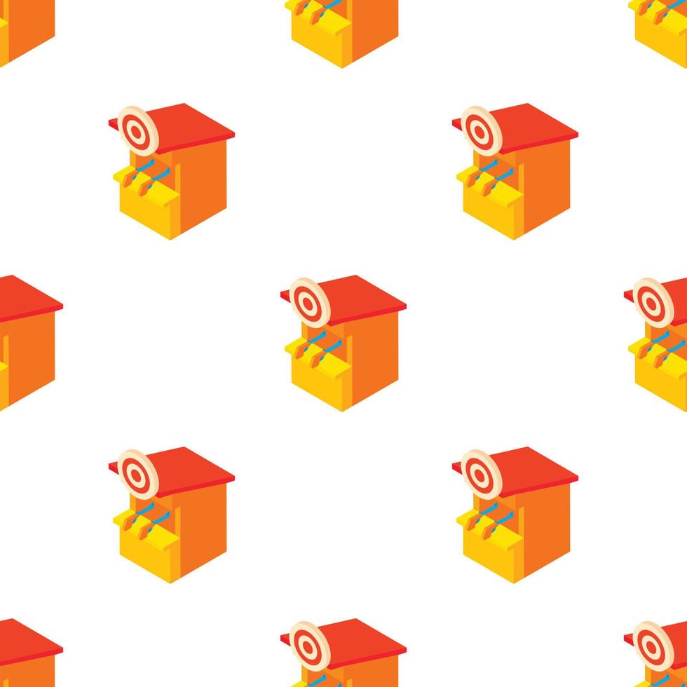 Shooting gallery pattern seamless vector
