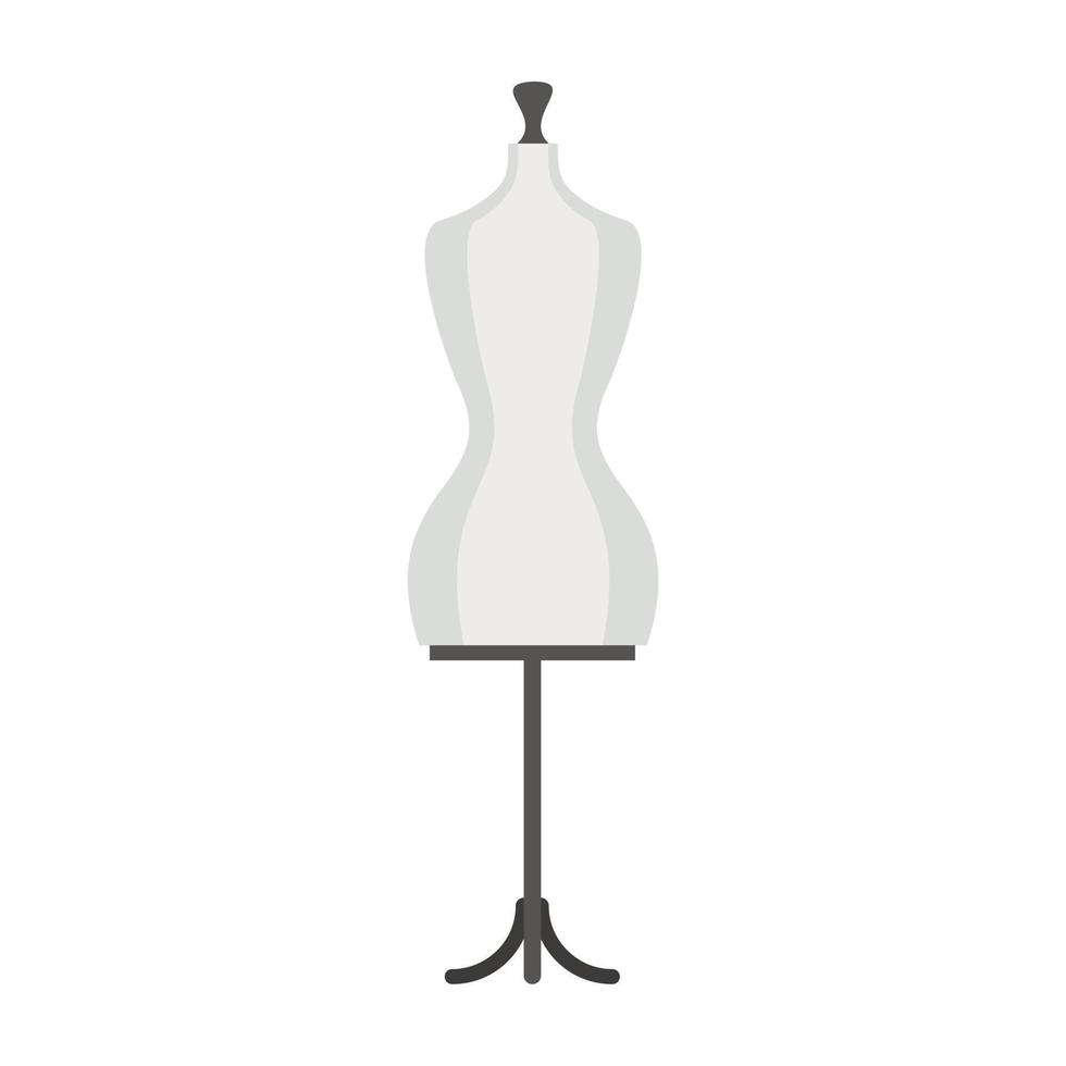 icono de maniquí, estilo plano vector