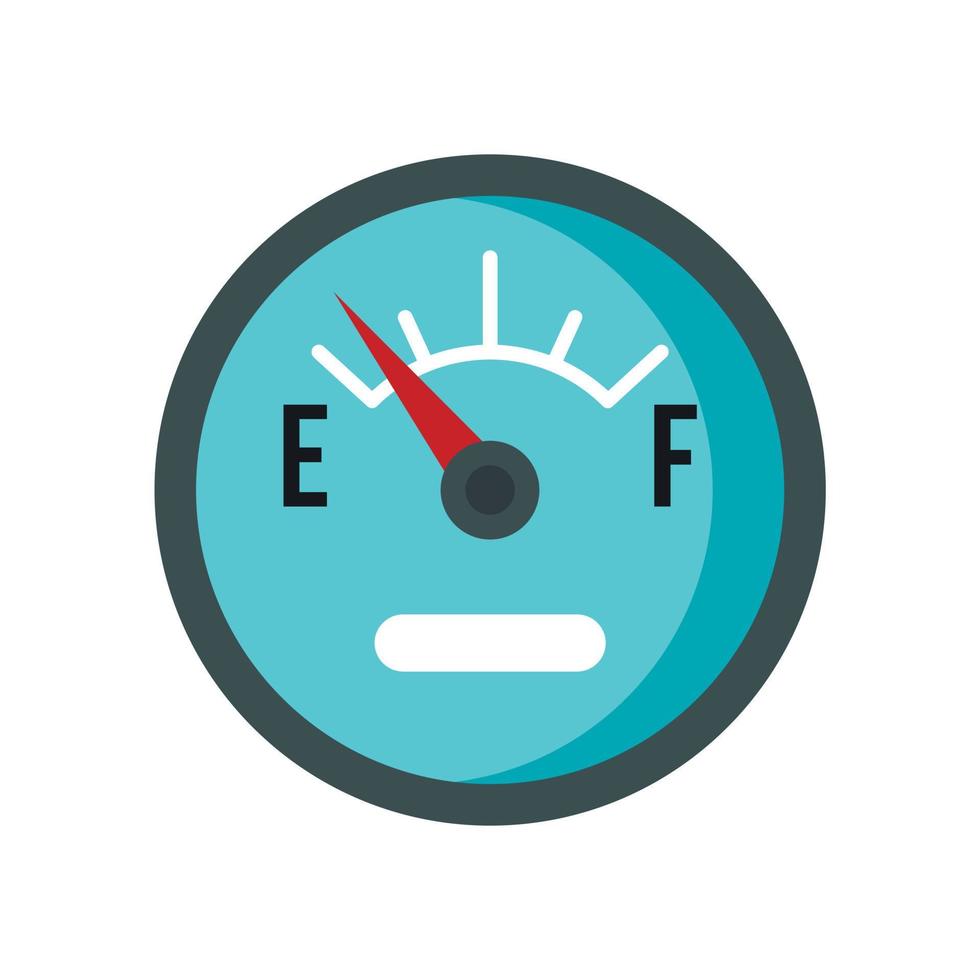 Automobile fuel sensor icon, flat style vector