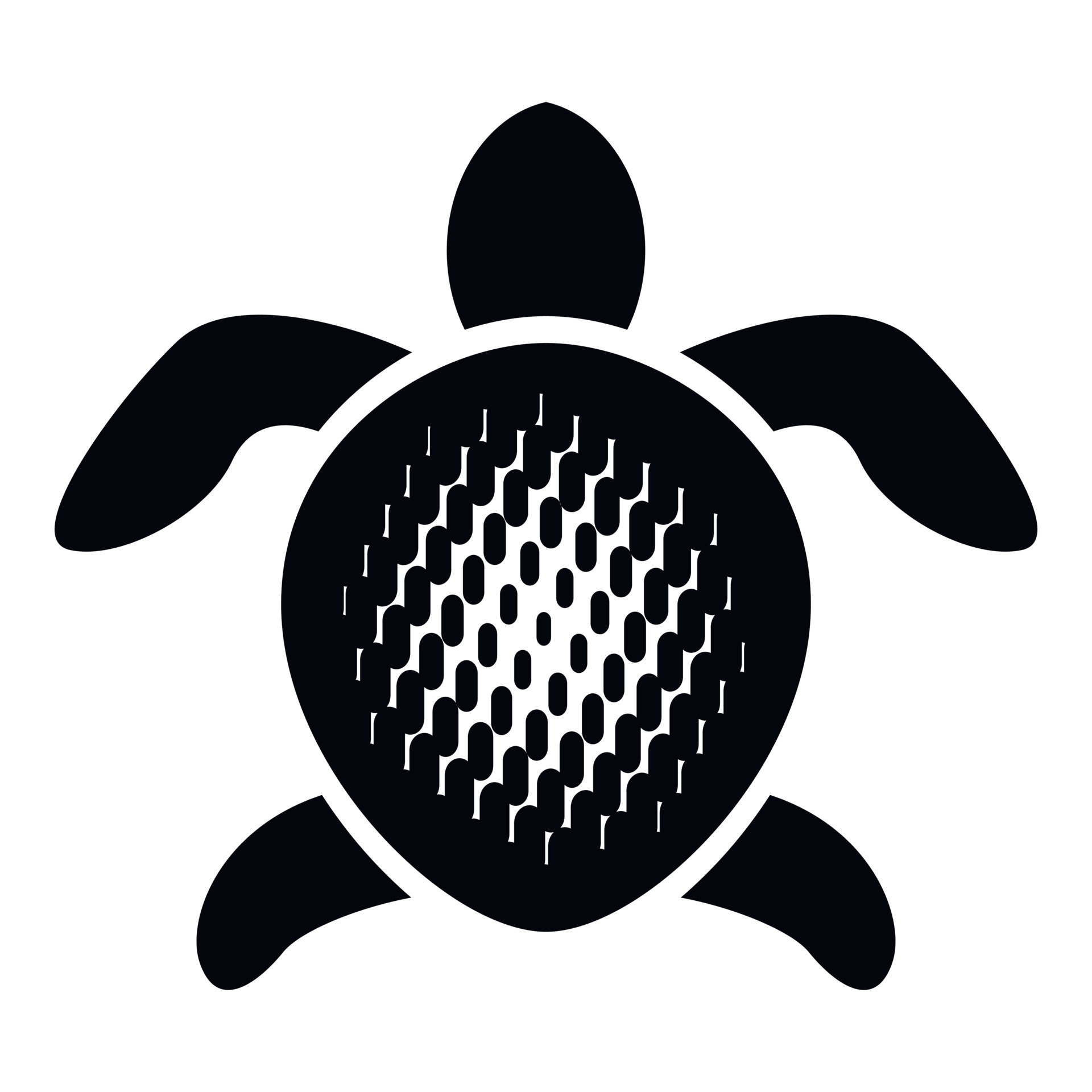 Abstract turtle icon, simple style 15042053 Vector Art at Vecteezy