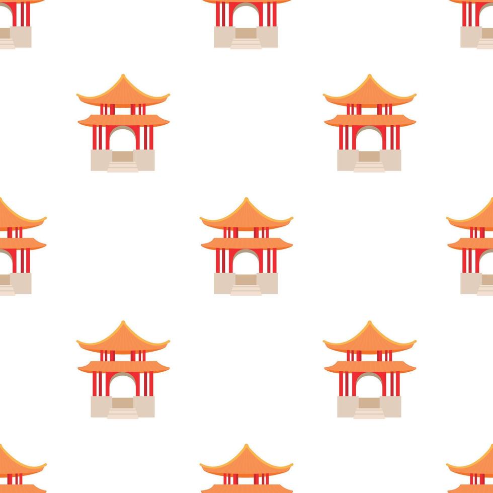 Pagoda pattern seamless vector