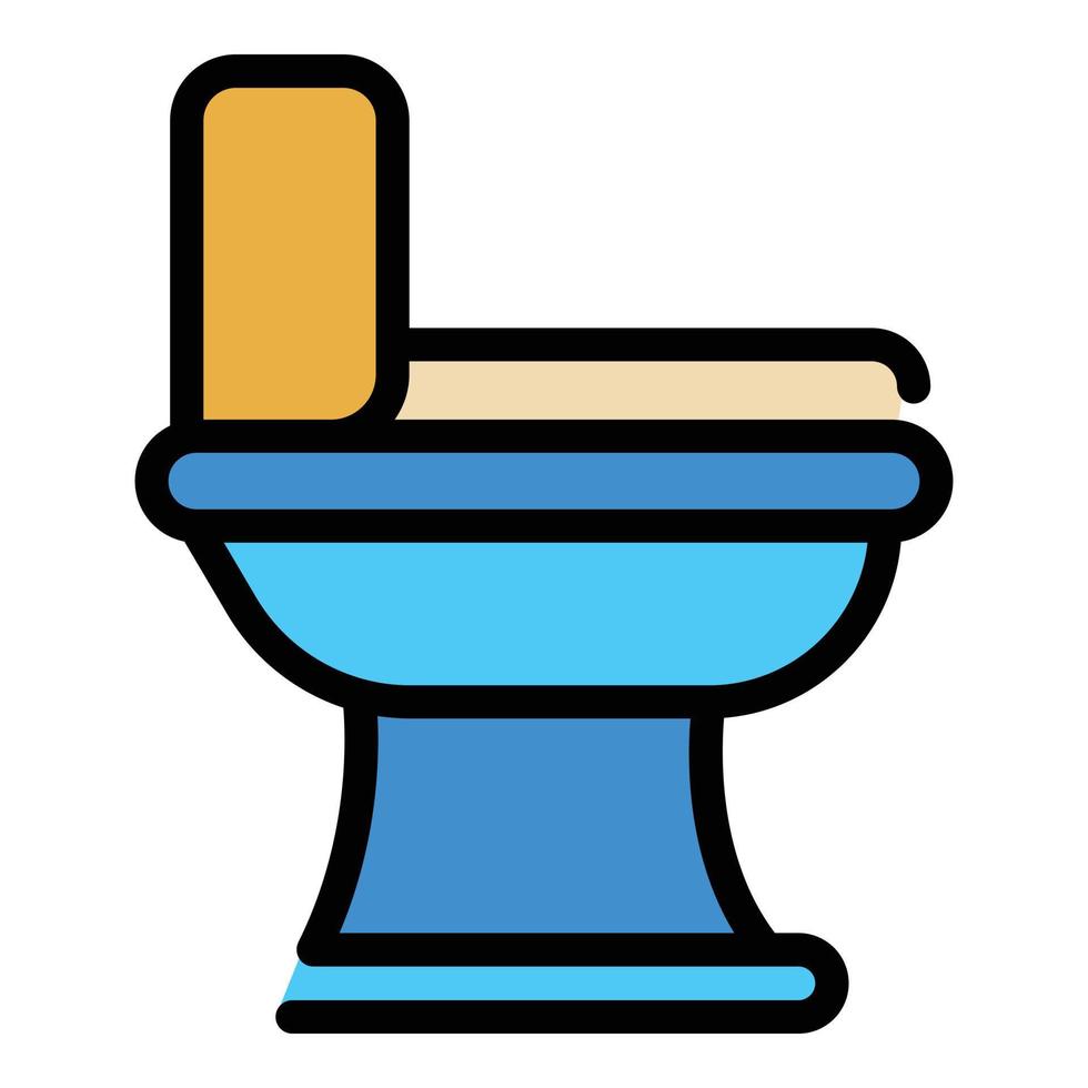 Bathroom toilet icon color outline vector 15042216 Vector Art at Vecteezy