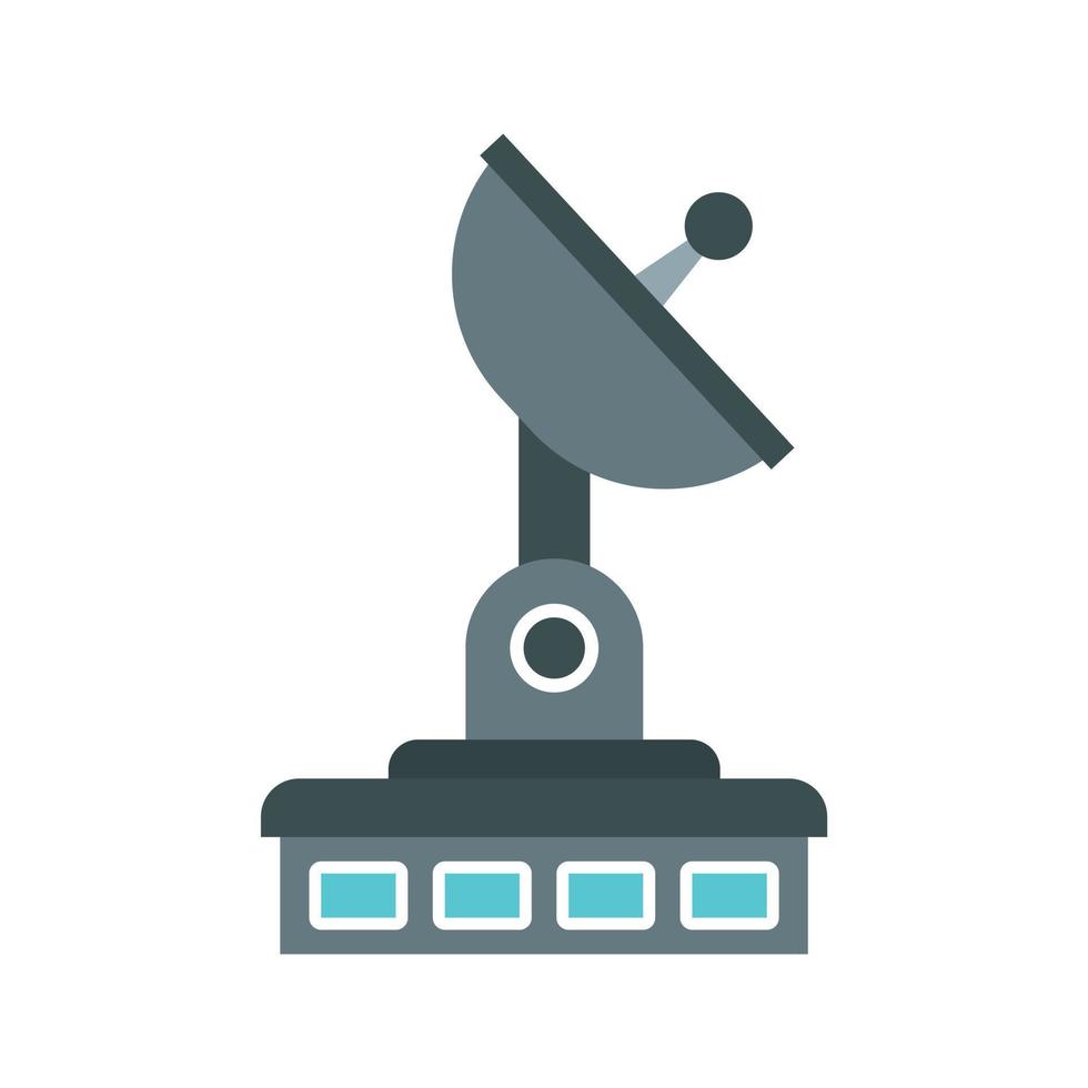Observatory icon, flat style vector