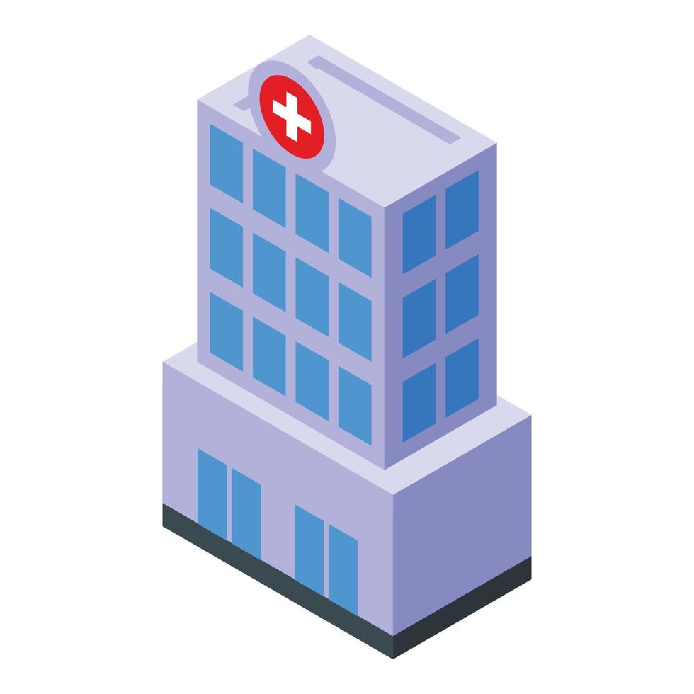 Hospital chemical control icon isometric vector. Pest service vector