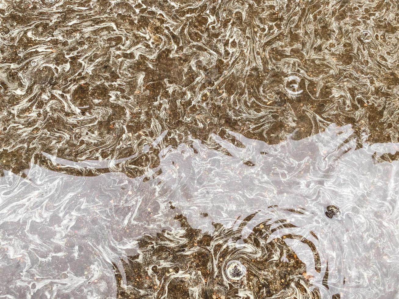 texture, epoxy mixed in layers. white and gold resin paint, abstract background. liquid material creates a wave effect. contemporary art, making paintings and interior items photo