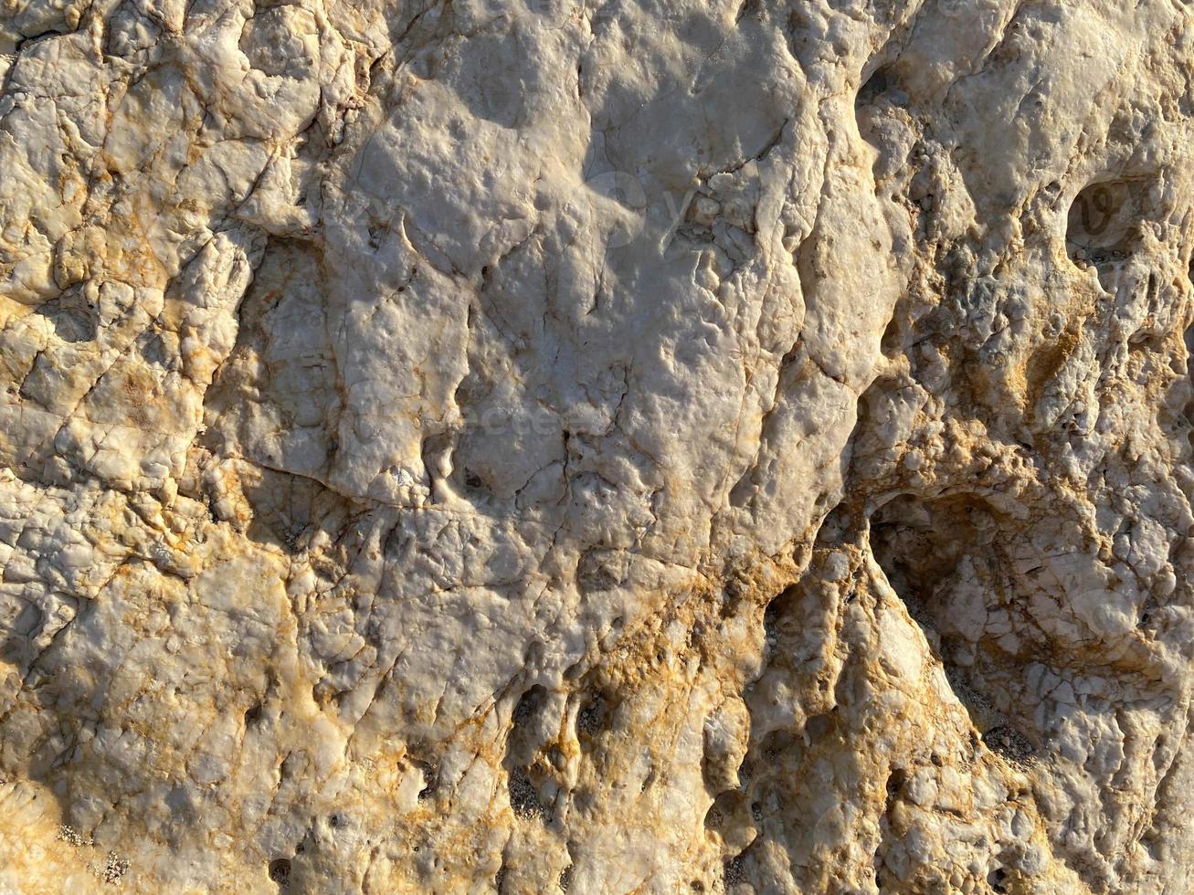 Texture of sandy stone close-up photo