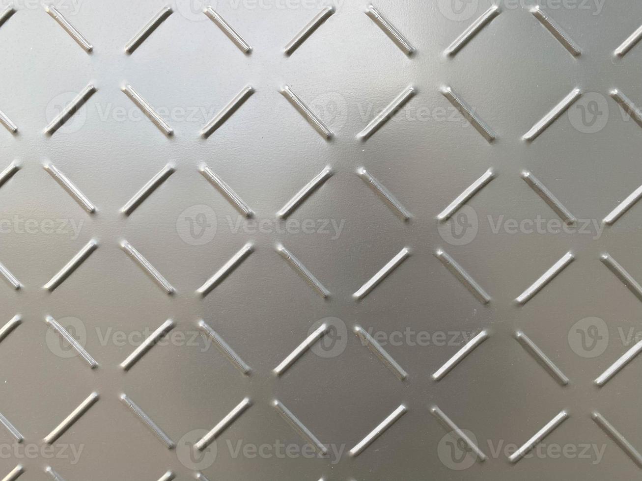 Seamless metal floor plate with diamond pattern, anti slip stainless steel sheet and plate, ribbed metal sheet, silver metal grip texture, aluminum notched sheets photo