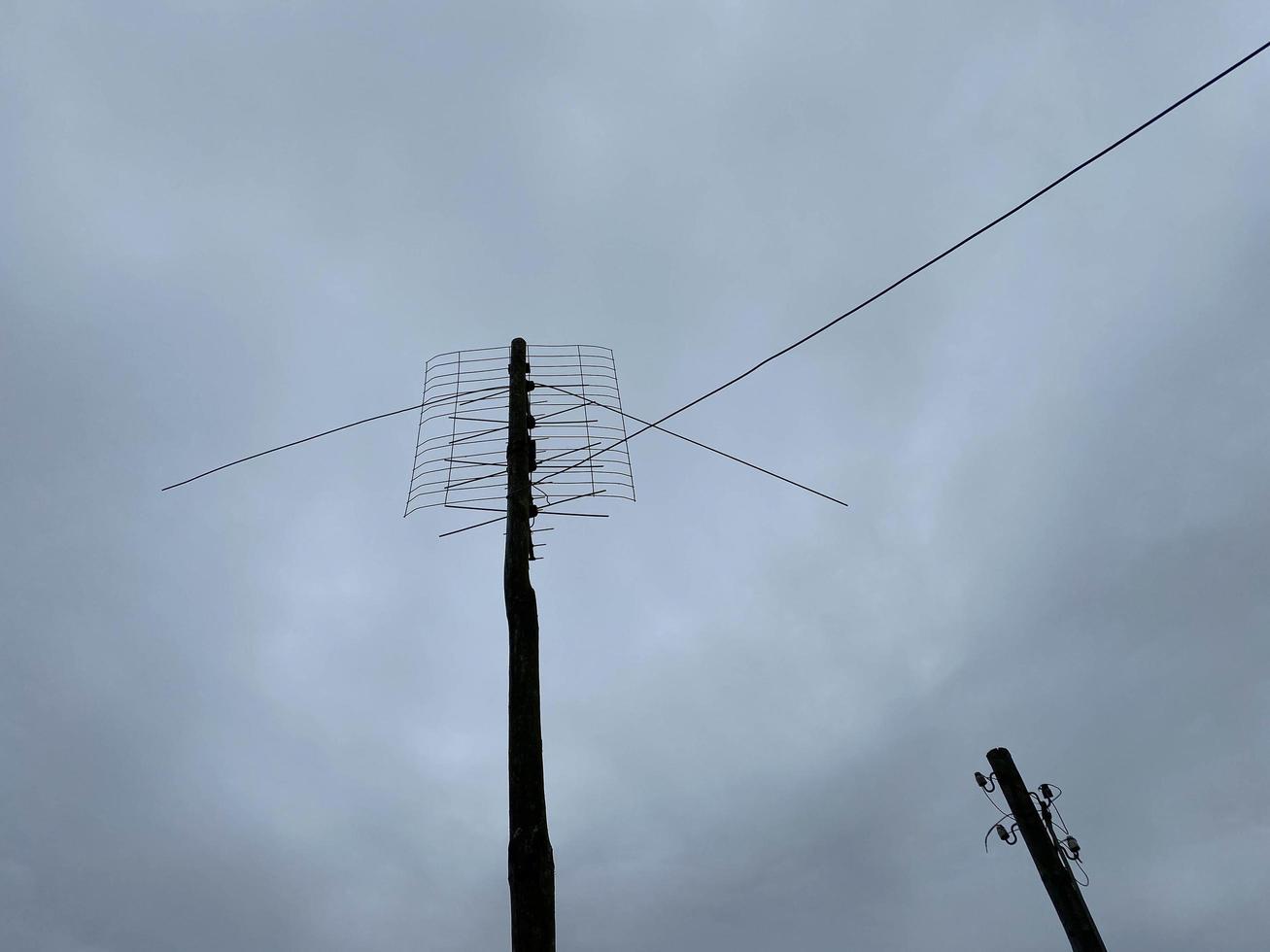 Tv Aerials Against The Sky photo