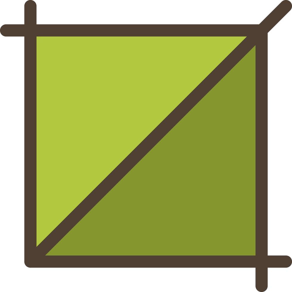 herramienta de diseño de cultivos icono de color plano icono de vector plantilla de banner