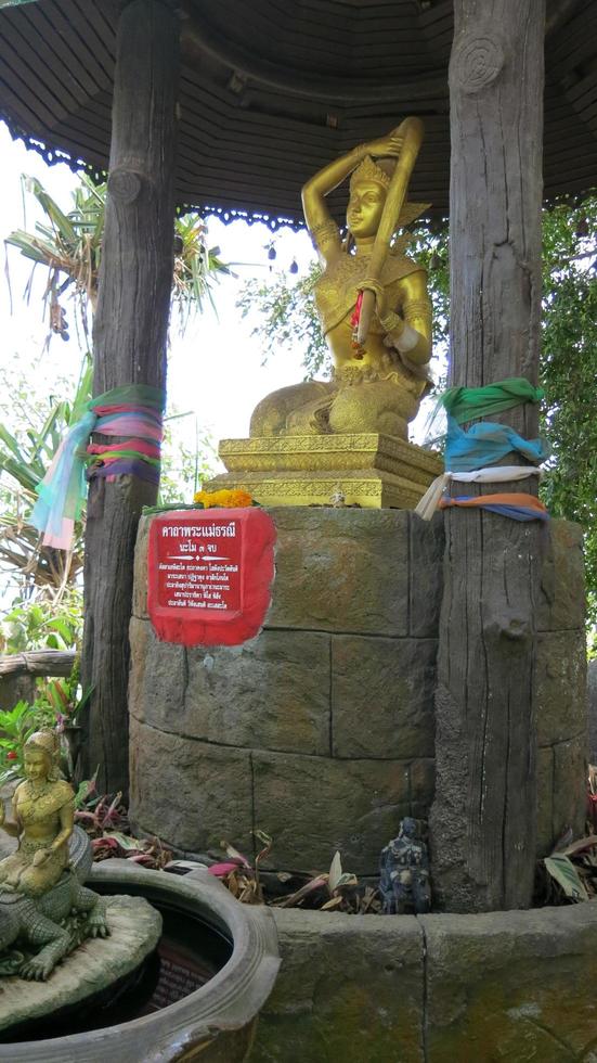 The Golden Statue In The Island photo