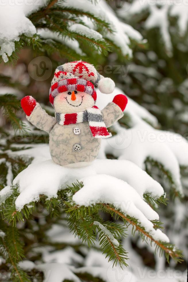 navidad y año nuevo muñeco de nieve foto