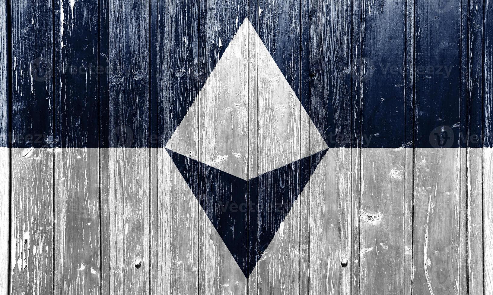 Flag of Antarctica on a textured background. Concept collage. photo