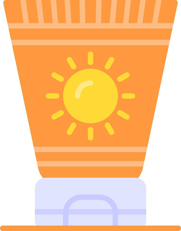 diseño de icono creativo de crema solar vector