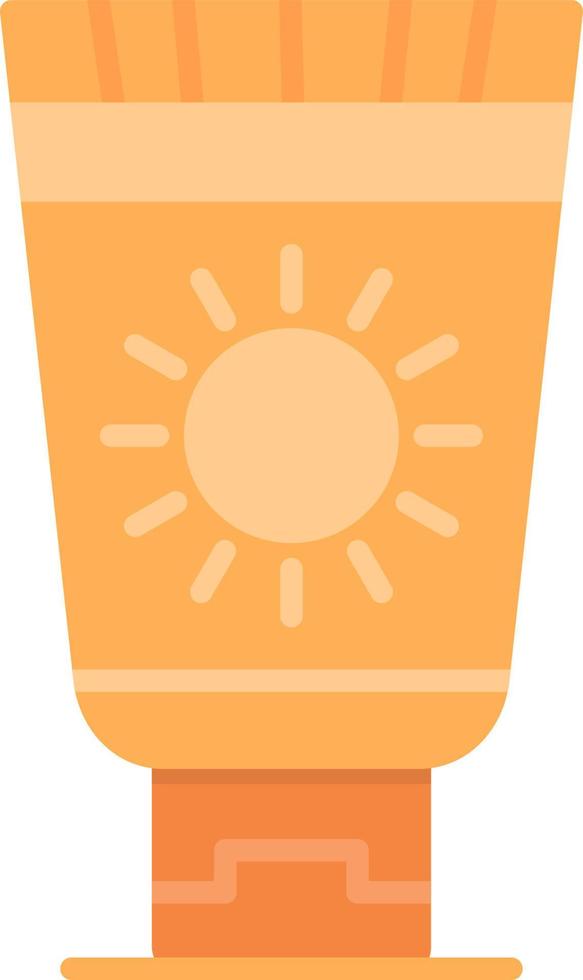 Sunscreen Creative Icon Design vector