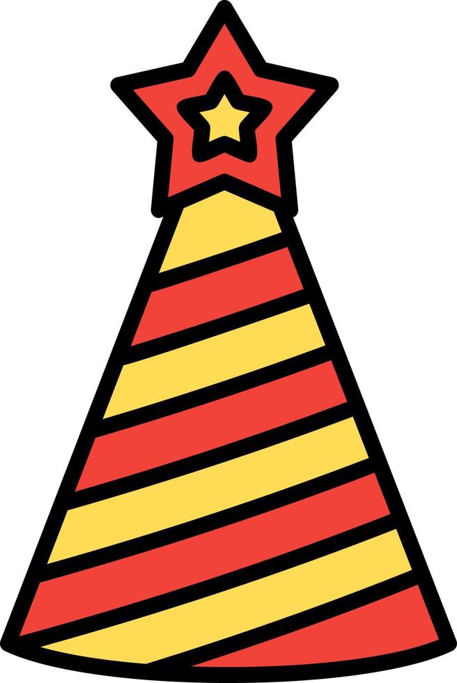 Party Hat Creative Icon Design vector