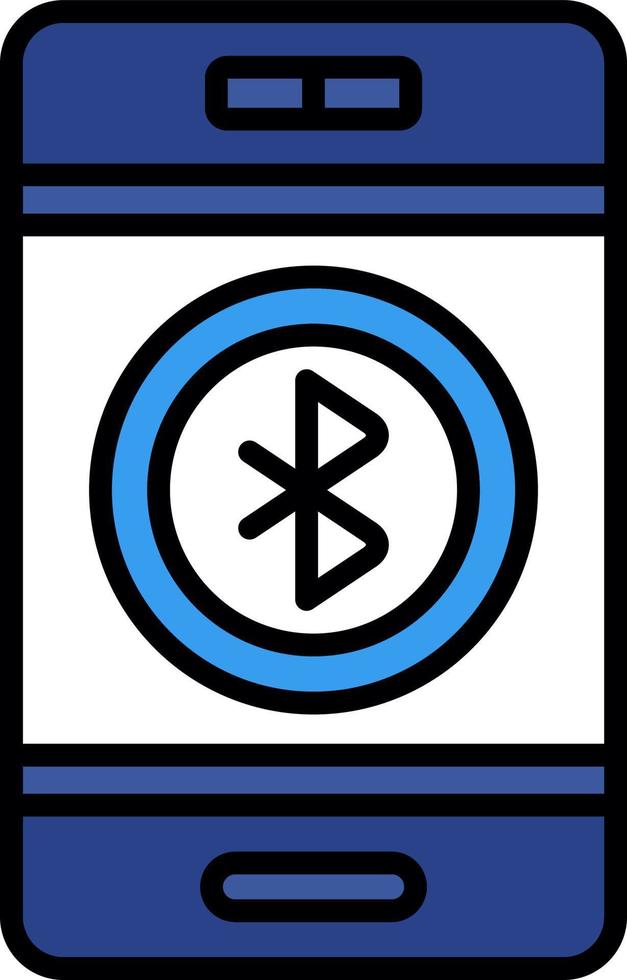 Bluetooth Creative Icon Design vector