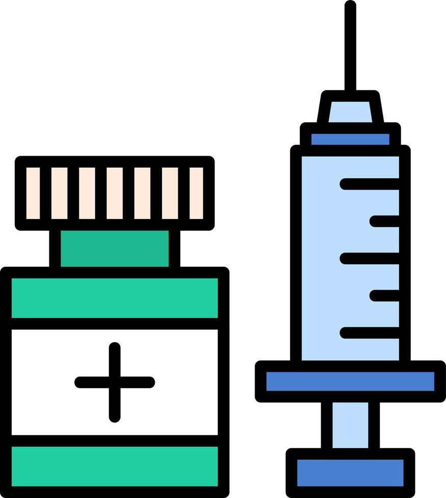 Vaccination Creative Icon Design vector