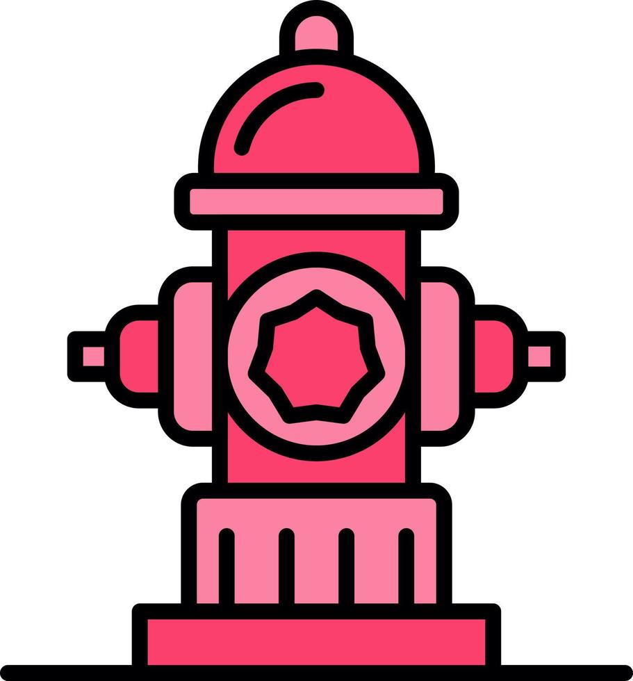 Hydrant Creative Icon Design vector