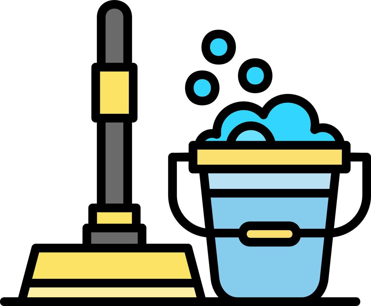 Floor Cleaner Creative Icon Design vector