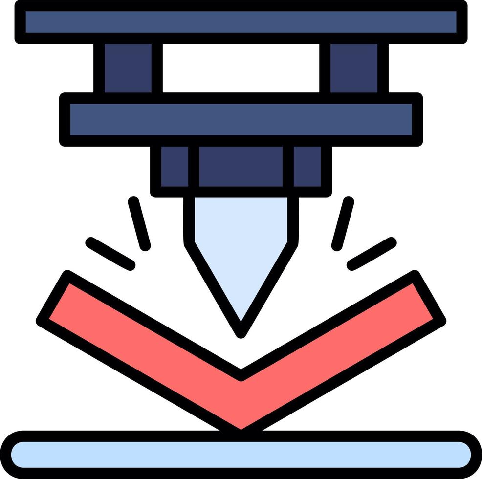 Bending Creative Icon Design vector
