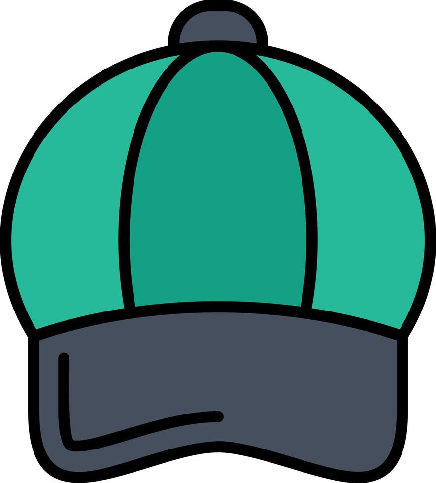 diseño de icono creativo de gorra vector