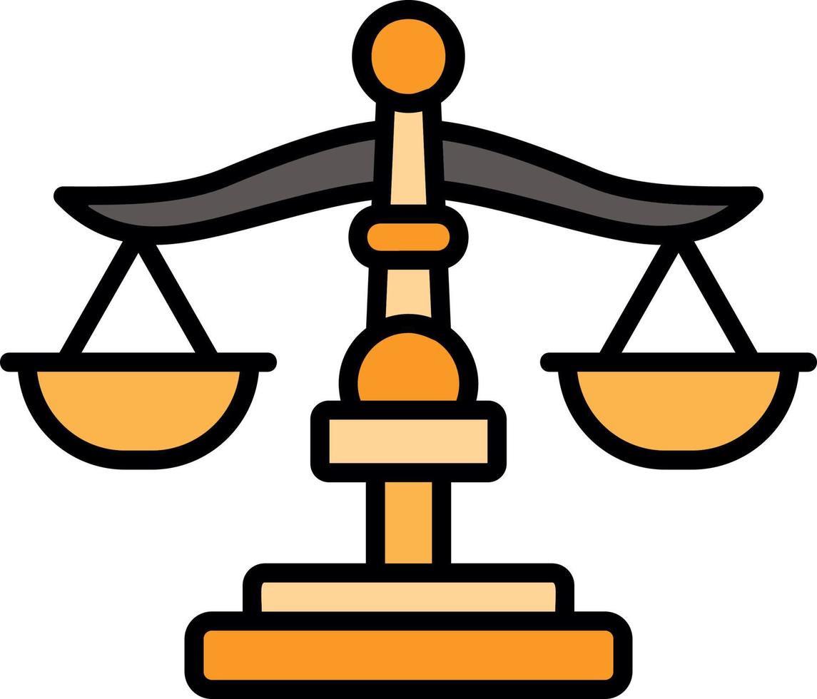 Justice Creative Icon Design vector