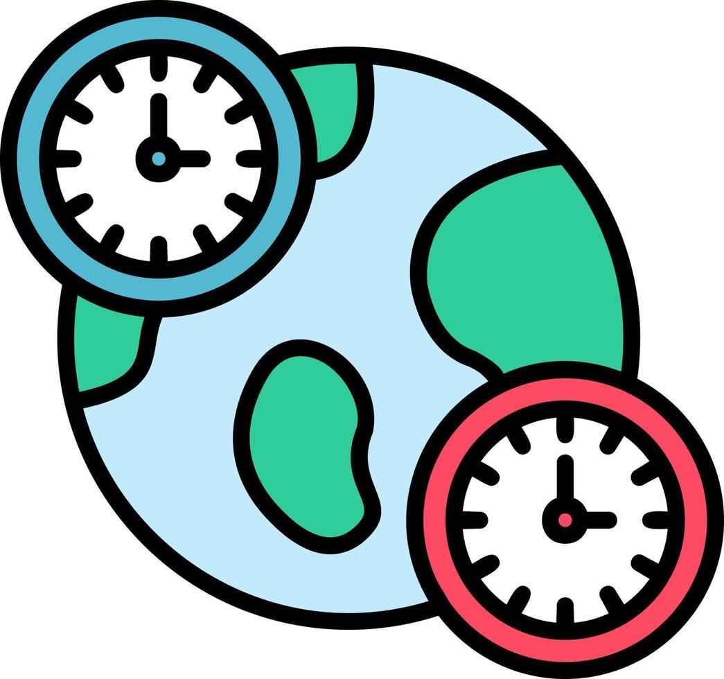 diseño de icono creativo de jet lag vector