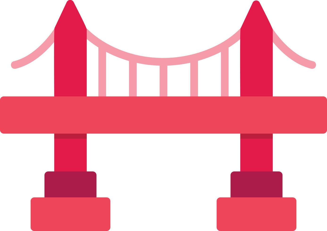 Bridge Creative Icon Design vector