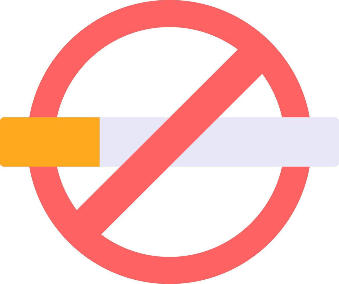 No Smoking Creative Icon Design vector