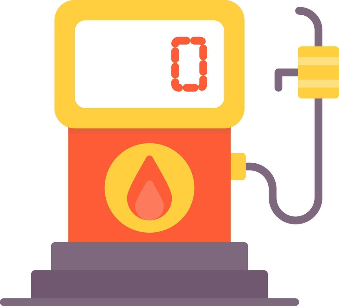 Petrol Station Creative Icon Design vector