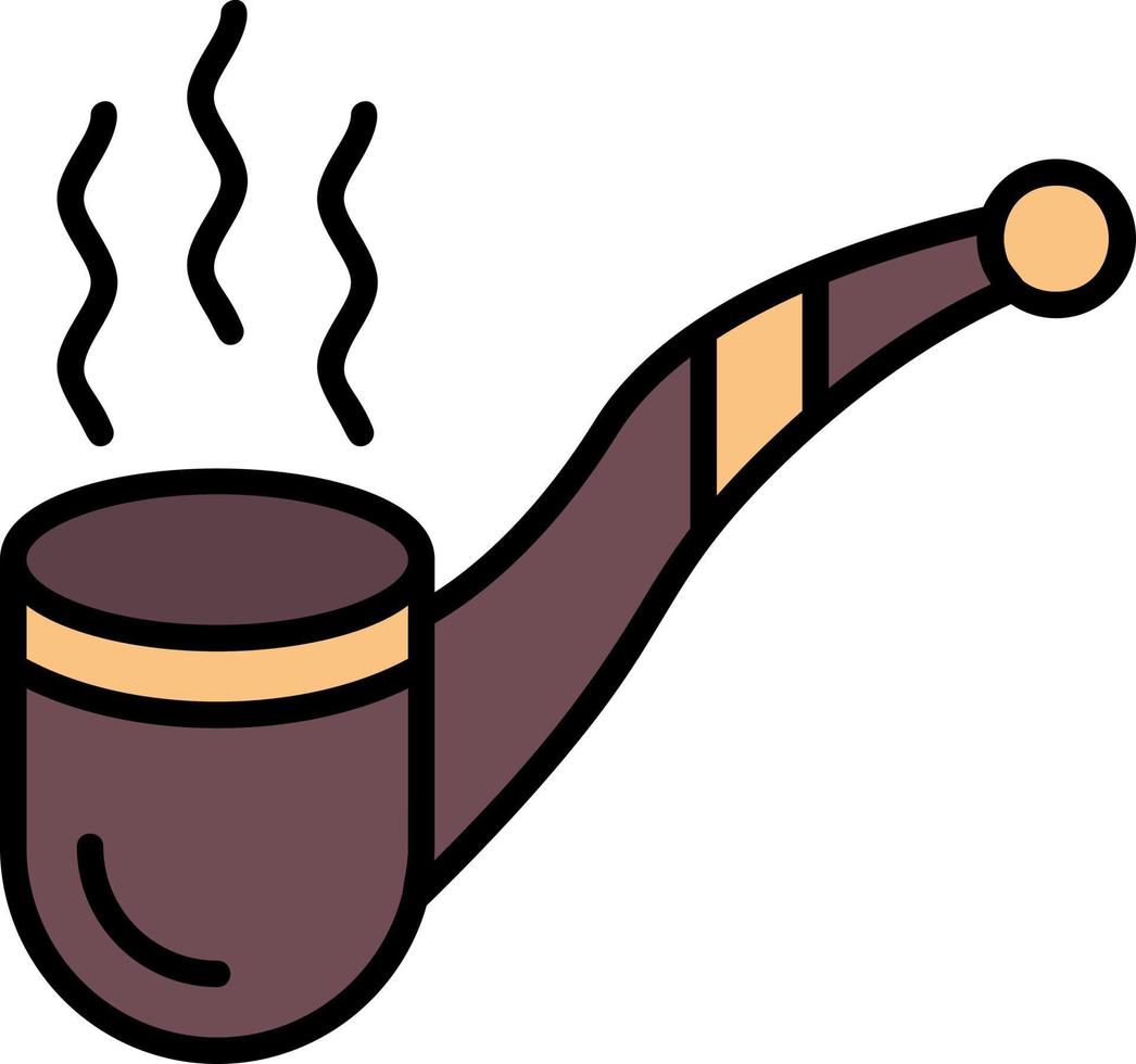 Pipe Cigar Creative Icon Design vector