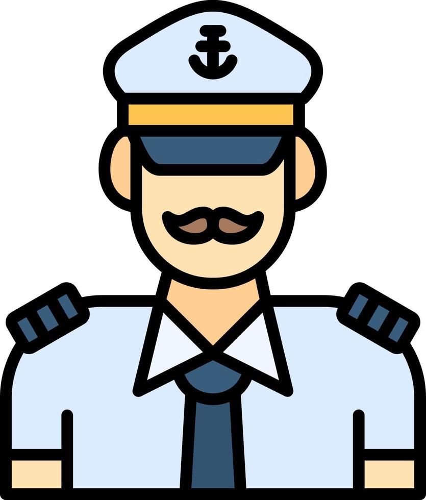 Captain Creative Icon Design vector