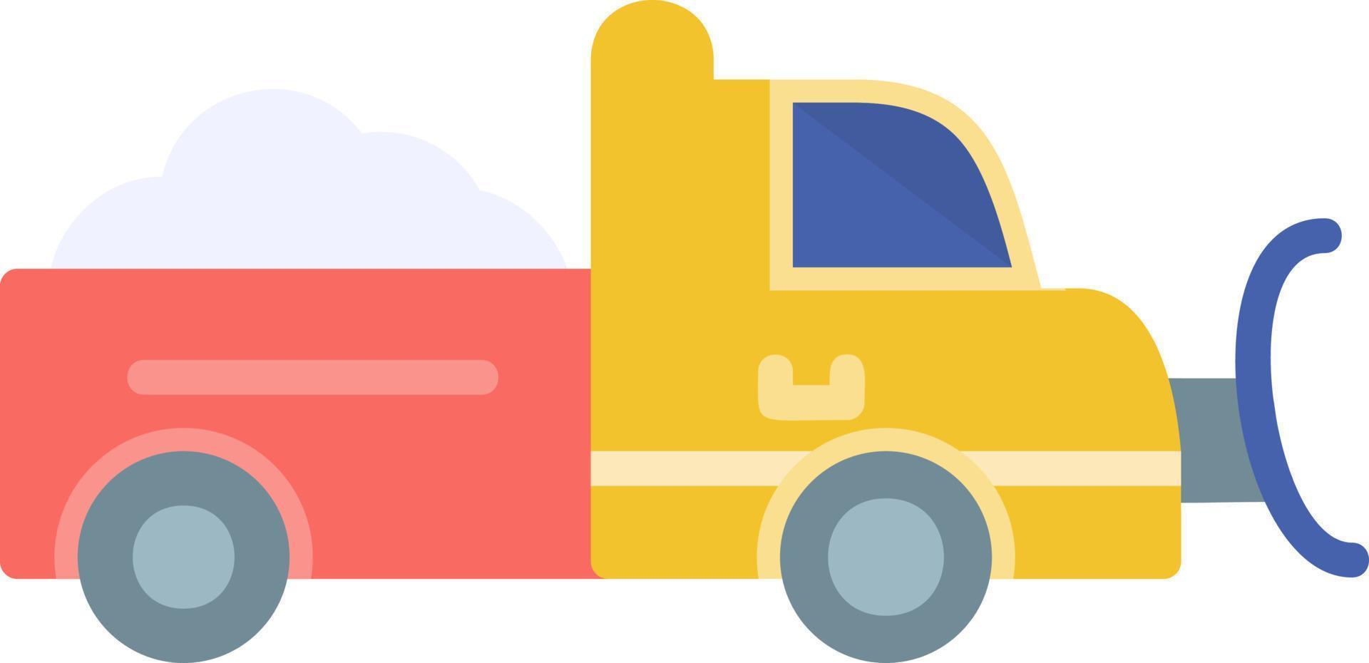 Snowplow Creative Icon Design vector