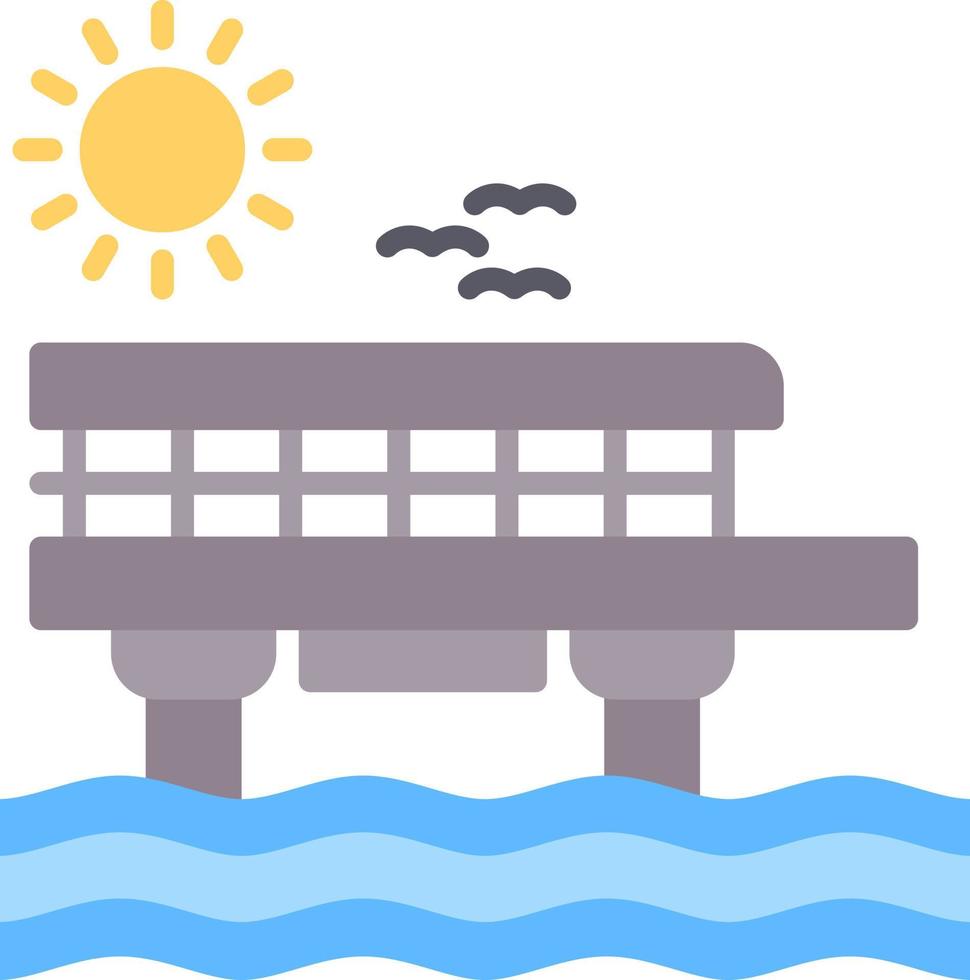 Pier Creative Icon Design vector