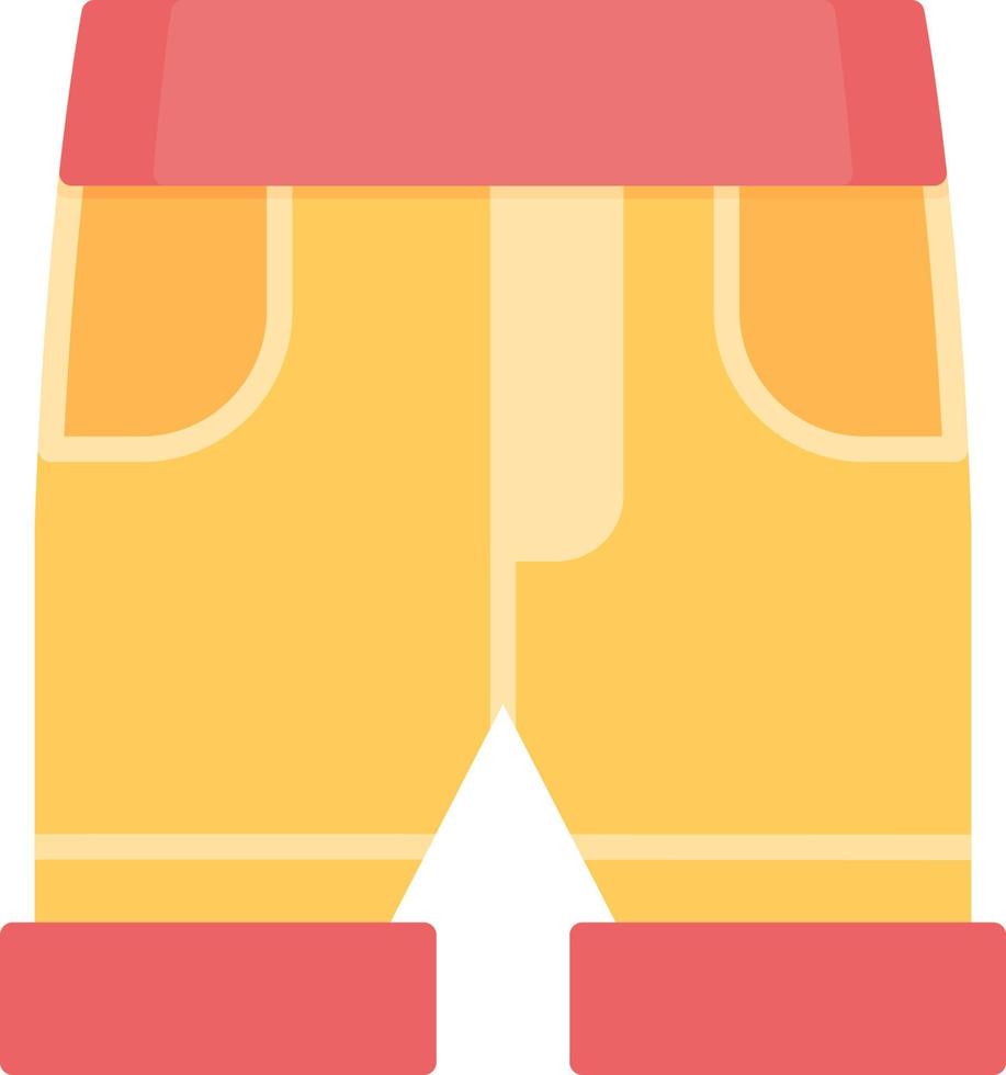 diseño de icono creativo de pantalones cortos vector