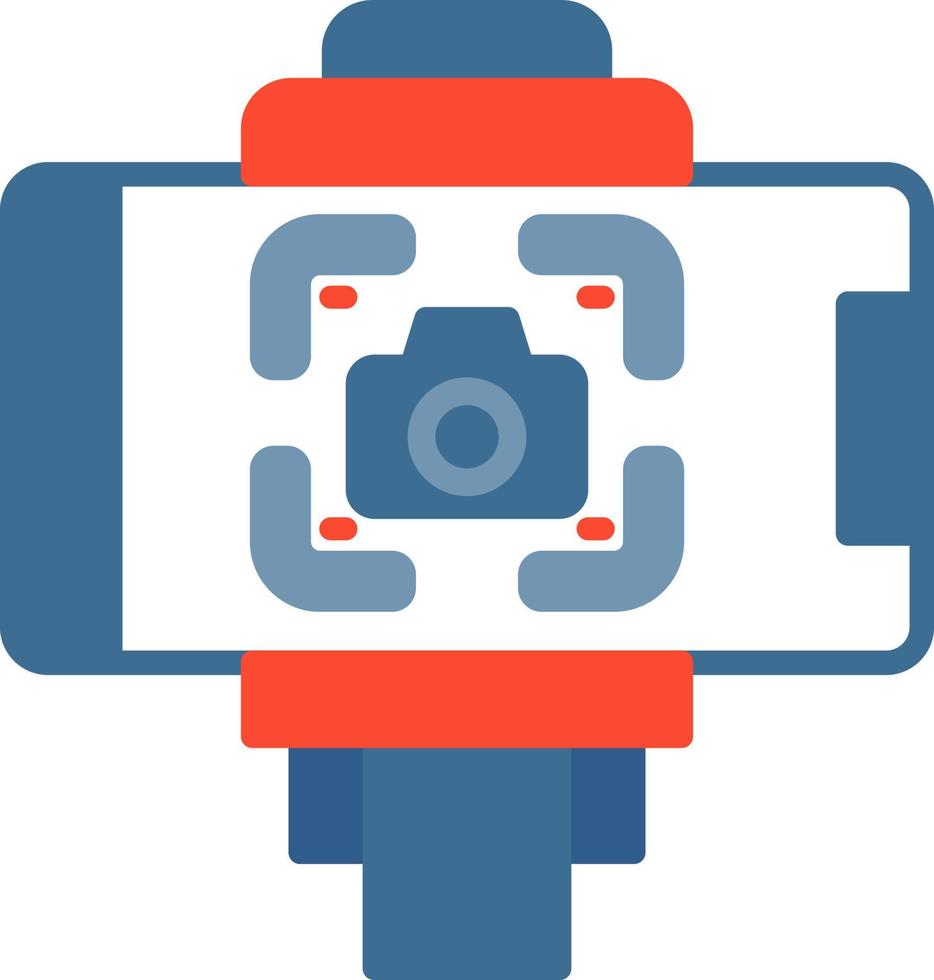 Selfie Stick Creative Icon Design vector