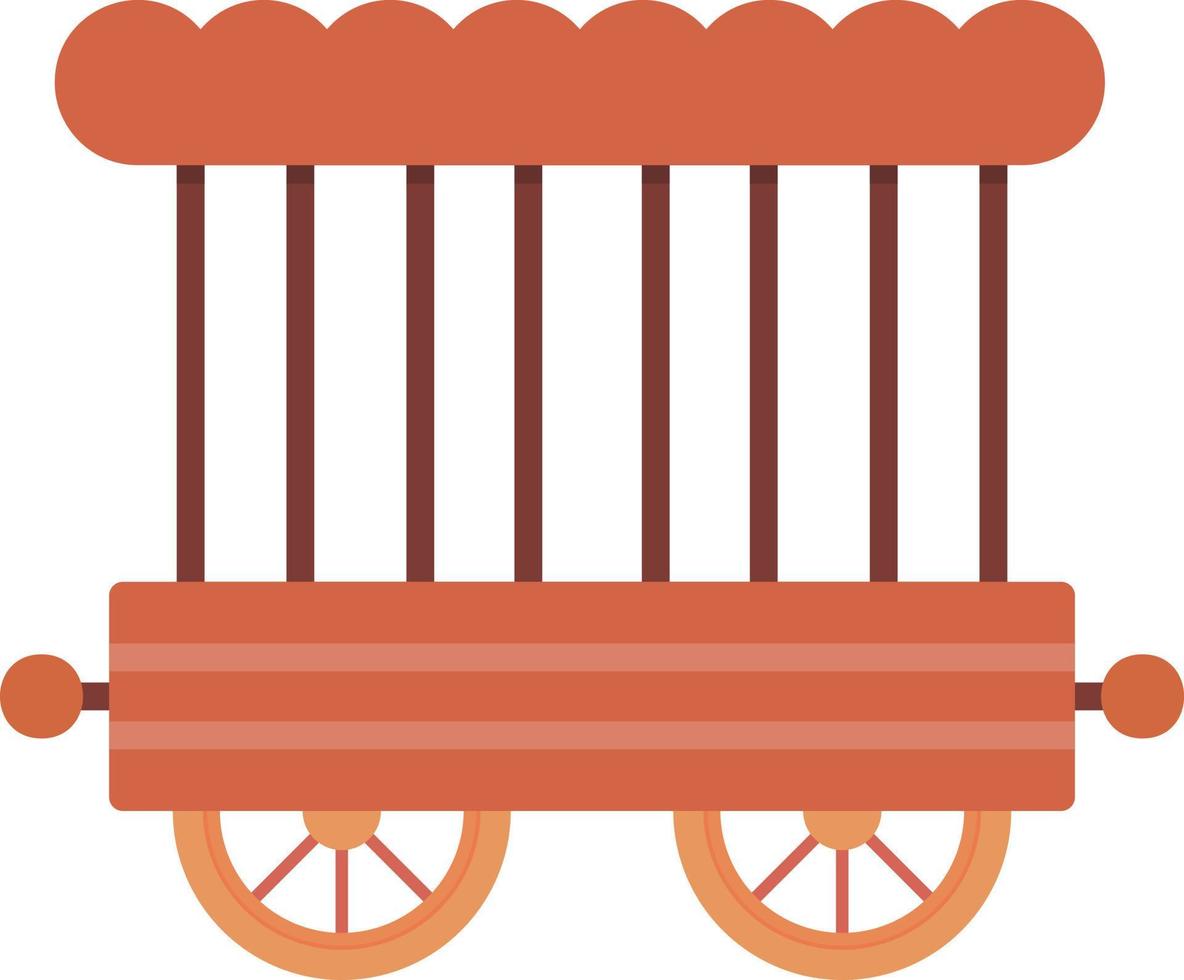 Circus Carriage Creative Icon Design vector