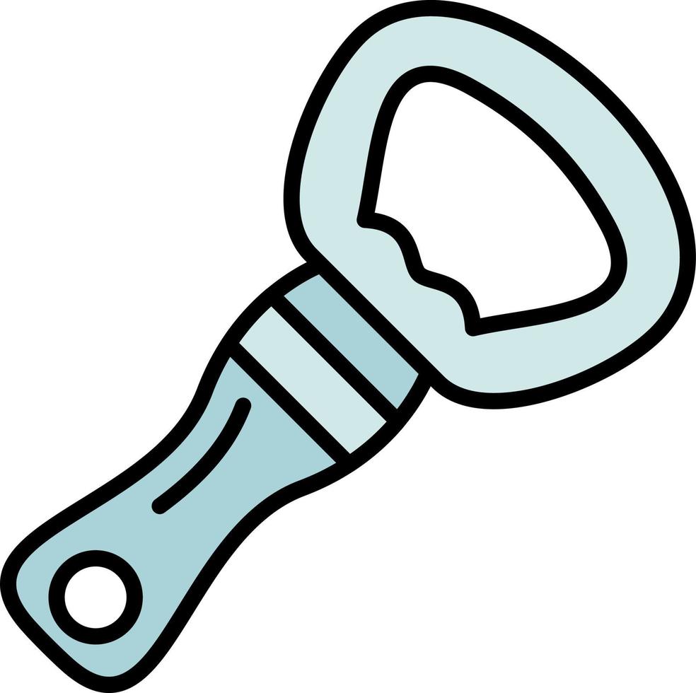 Bottle Opener Creative Icon Design vector