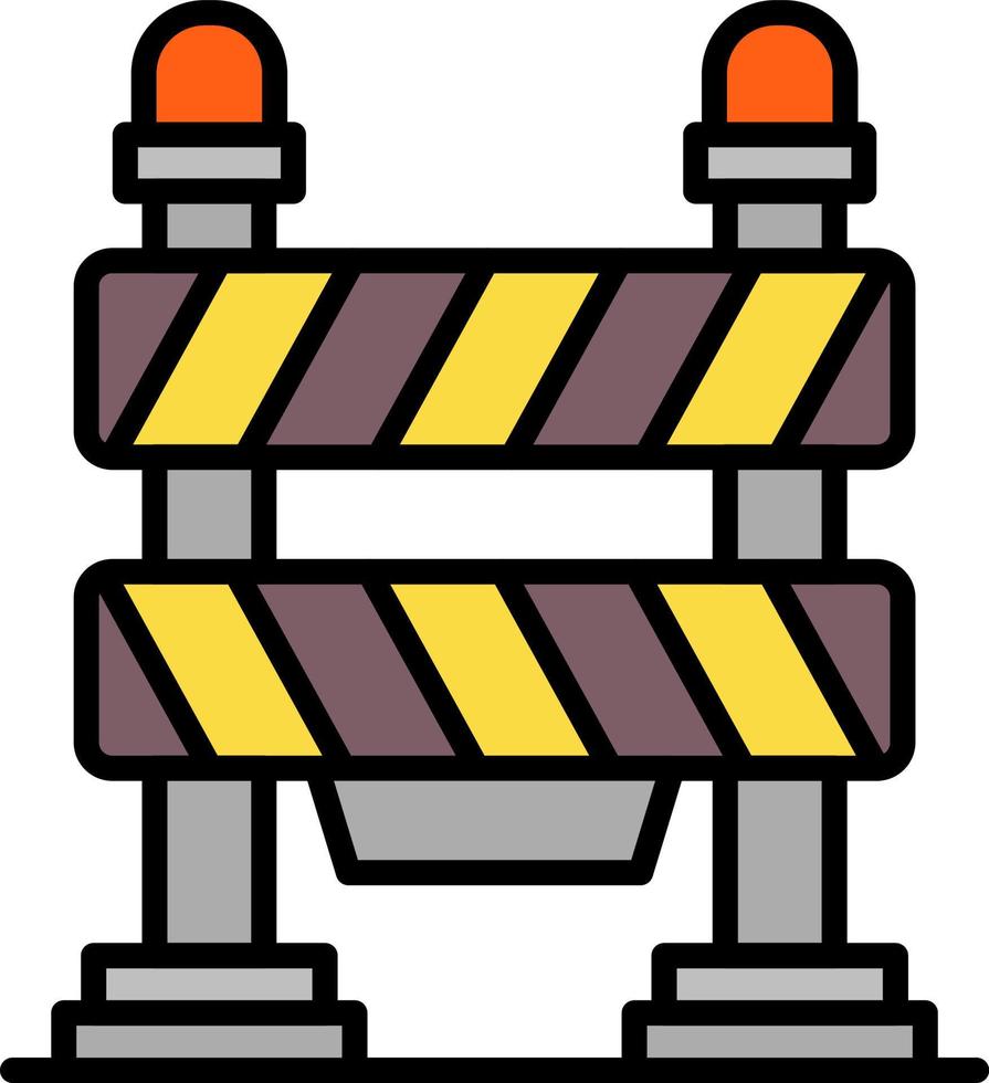 Barrier Creative Icon Design vector