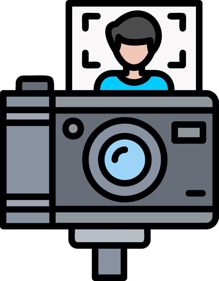 Vlogger Creative Icon Design vector