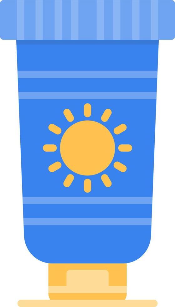 Sunscreen Creative Icon Design vector