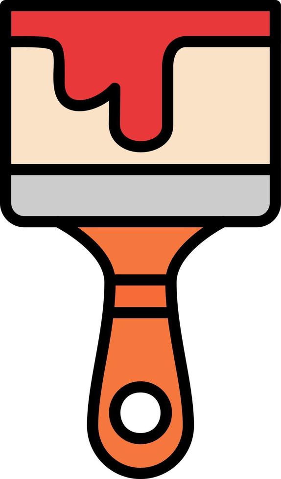 Paint Brush Creative Icon Design vector